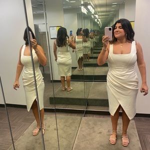 Lavish Alice champagne dress